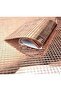 Square Bronze Glass Mosaic Tiles Stickers Handcrafted Square Glass Tiles Self Adhesive Mirrored - 5