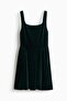 Sleeveless velour dress - 2