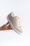 SLW165 Elite Lace-up Suede Men's Casual Sneaker Shoes SBT - Cream - 4