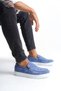 Slw180 estilo x laceless suede men's casual sports classic shoes sbt - blue