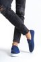 Slw180 estilo x laceless suede men's daily sport classic shoe sbt - navy blue - 2
