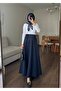 Olivia Asymmetric Cut Wrap Scuba Tie Skirt - 2