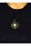 Natural Stone Moonstone Natural Stone Round Model Ancient Woman Necklace Euk46Ay - 3