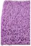 Lilac Shaggy Non-Slip Base Washable 60X100 60X50 cm Set of 2 Bath Mats - 3