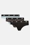 Women 3 Pcs Graphic Print Cheeky Panty, Multicolor