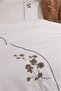 Vera 6 Piece 100% Cotton Double Duvet Cover Set Mink - 2