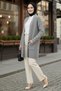 Pocketed Knitwear Cardigan R4442 Anthracite - 3