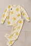Yellow Color 100% Cotton, Unisex Kids Pajamas Set – Soft Fabric, Comfortable and Transitional - 2