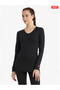 Unisex, Black, Level 2, V-Neck, Long Sleeve Thermal T-Shirt (2 Pieces) - 7