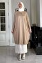 Melda Knitwear Tunic Beige - 6