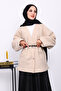 Mink Belted Oversized Boucle Jacket - 3
