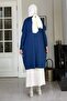 Melda Knitwear Tunic Indigo - 5