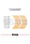 Yamaha Yzf-R3 Lettered Wheel Sticker Outer and Inner Set Sticker Rim Stripe - 3