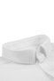Men's White Lycra Fabric Ribbed Slim Fit Long Sleeve Shirt 2500805 - 6