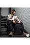 Black Laptop Backpack with Compartment - 6