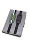 Heart-Shaped Elastic Band Faux Leather Pen Holder Notebook Agenda Accessory Office Material - 2