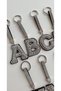 Luxury Gift Zircon Stone Letter Keychain - Bag Ornament - Bag Charm 14.5 cm - 2