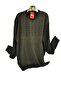Super Battal Zero Collar Knitwear Sweater