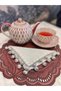 Pompon Presentation Napkin Silver