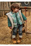 Gray Baby Boy Jean Jogger 2508
