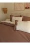 Lyra Double Sheeted Premium Cotton Satin Duvet Cover Set (6 Pieces) (260X240)