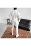 Corded Fabric Shirt and Pants Lower Upper Set Reportable Ottoman Fabric - 2