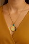 Evil Eye Prayer Stainless Steel Necklace - 2