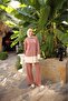 Women's Glittery Striped Knitwear Double Set - 2