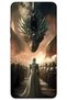 غطاء خلفي متوافق مع هاتف Xiaomi Mi 9T بنمط HD مطبوع - Dragons