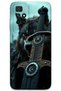 Xiaomi Redmi 10 Compatible Case Hd Pattern Printed Back Cover - Moon Star Sword
