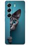Tecno Camon 40 4g Case Hd Pattern Printed Back Cover - Blue-Eyed Cat