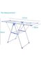 Foldable Clothes Drying Rack with Adjustable Wings, Easy Storage, Suitable for Indoor and Outd - 2