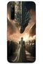 غطاء خلفي متوافق مع هاتف Realme 6 بنمط HD مطبوع - Dragons