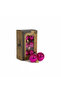 New Year's Ornament Balls 4 cm 6 Pcs Fuchia
