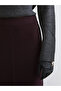 Lcw vision plum waist elastic knit skirt - 2