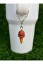 Ice Cream Thermos Ornament/Chocolate Ice Cream Thermos Charm in a Cone/Chocolate Bag Charm with Cone - 2