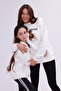 Tedy Printed Mother Child Sweatshirt (the Product Is Priced as One) - 3