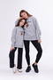 Tedy Printed Mother Child Sweatshirt (the Product Is Priced as One) - 3