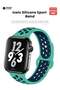 حزام بديل رياضي ناعم من السيليكون من Nike Edition لساعة Apple Watch مقاس 38 و40 و41 مم