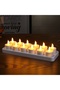 Rechargeable Candles Flameless Flickering Candles Tealights Set 12 Pieces White - 3