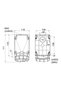 Surface-mounted three-phase socket 5-pole 63A 3P+N+E 6h CEE 380V IP67 - 2