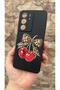 Realme C75 Compatible Cherry Leopard Bow Patterned Silicone Shock-Absorbing Classic Protective Rubber Case - 4