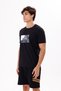 Rectangular Photo Printed Soft Textured Crew Neck Short Sleeve Relaxed Fit T-Shirt - 3