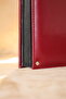 Red Leather Signature Folder - Mapa Presentation File - Document Folder (10 Leafs) - 5