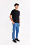 Yan Striped Detail Standard Fit Transitional Knitted Fabric Sweatpants with Flexible Waist Pockets - 8