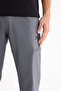 Zippered Side Pockets, Calf-Length Zippered Additional Pockets, Flexible Waist, Straight Leg, Comfortable Fit, Sports Sweatpants - 6