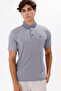 Mercerized Surface Lightly Shiny Buttoned Short-Sleeved Comfortable Fit Polo Neck T-Shirt - 6