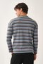 Striped T-Shirt with Pocket Detail - 4