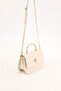 Cream Patent Leather Women's Shoulder Bag 930180 - 2