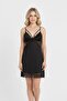 Women's Black Lace Detailed Premium Nightgown & Dressing Gown Set – Special Boxed - 5
